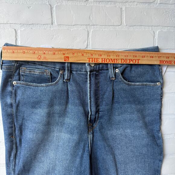 Good American NWT Skinny High Rise Stretch Light Wash Plus Size Jeans sz 18 - Picture 7 of 8
